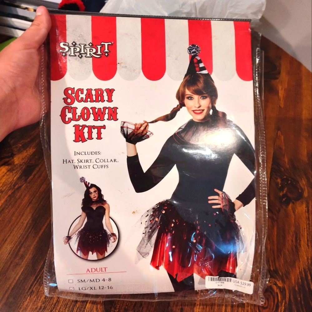 Women's Scary Clown Kit - Spirit Halloween